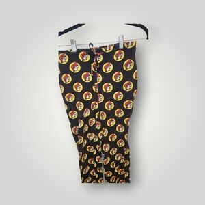 BUC-EE'S BEAVER Women's Pajama Pants Black Size S Cotton Drawstring